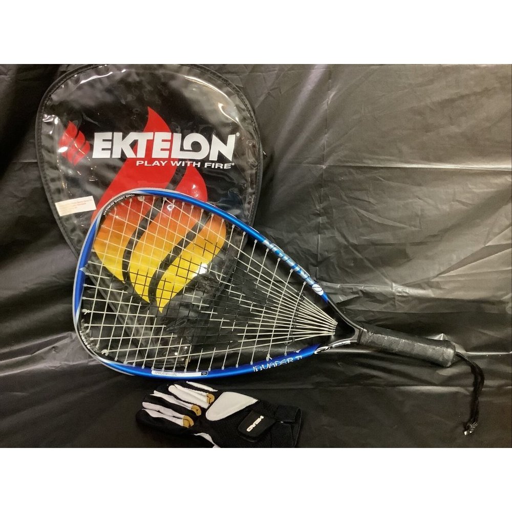 Ektelon Invader TI F3 Stability Power Level Racquet. Needs New Grip Wrapping.